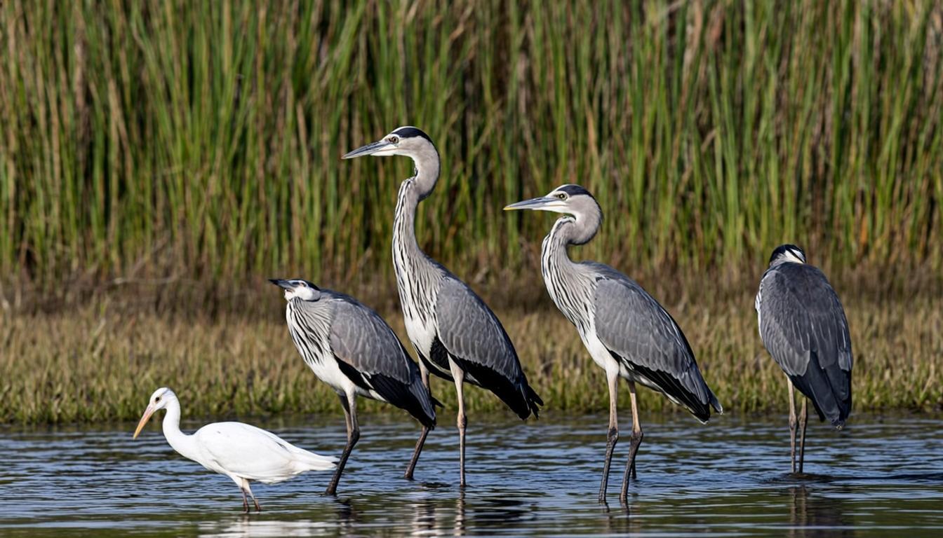 Wetland conservation with native birds